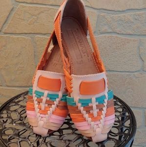 Artesanal Orange Huaraches
